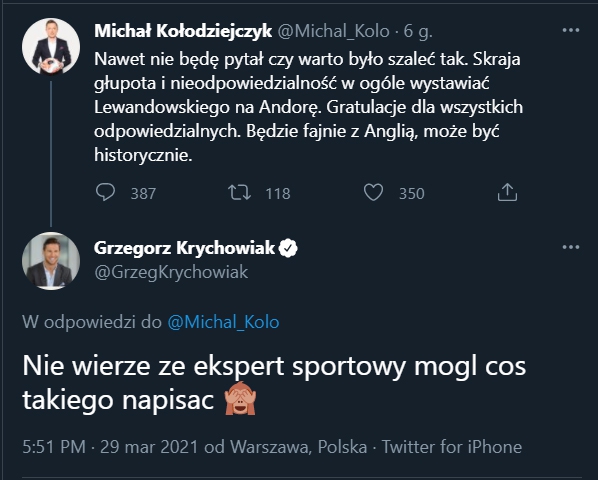 ODPOWIEDŹ Krychowiaka na tweeta dyrektora Canal+ Sport!